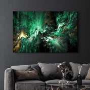 Myth of The Sky Green Version | Glass Wall Art - Artdesigna