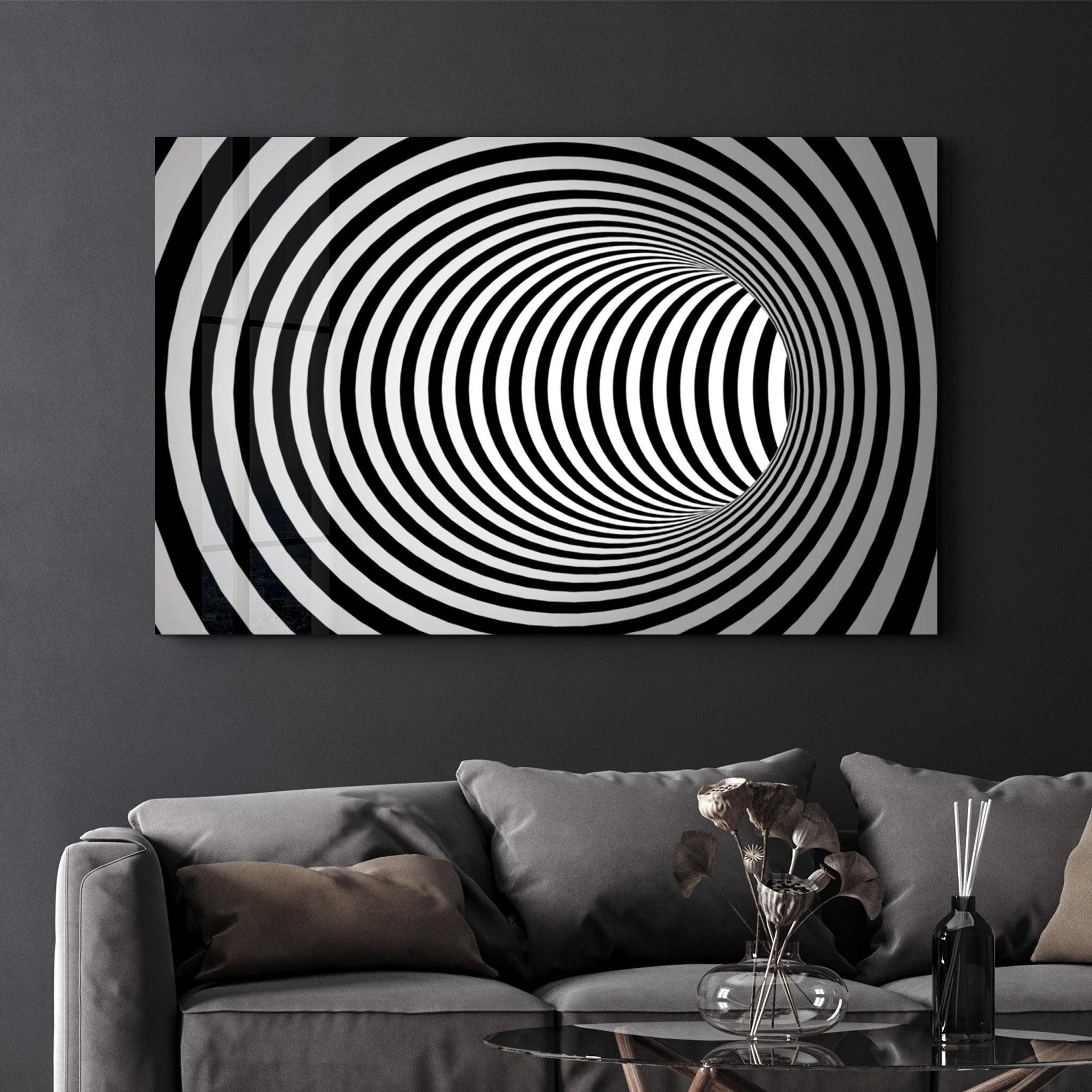 Illusion | Glass Wall Art - Artdesigna