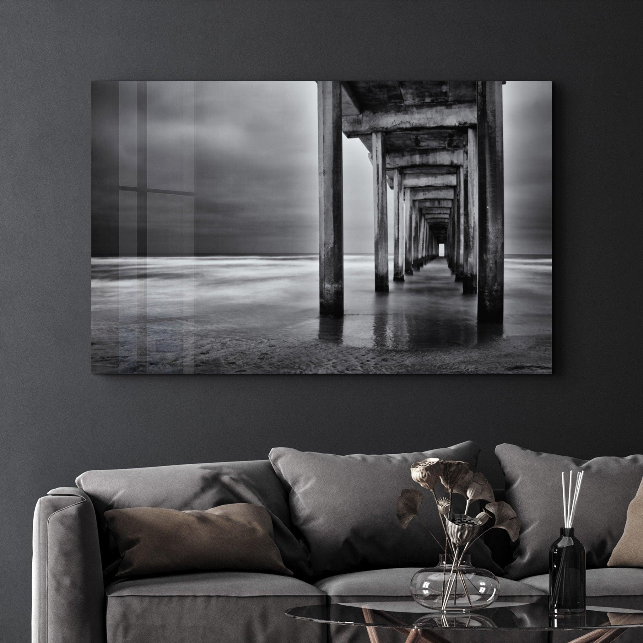 Pier 2 | Glass Wall Art - Artdesigna