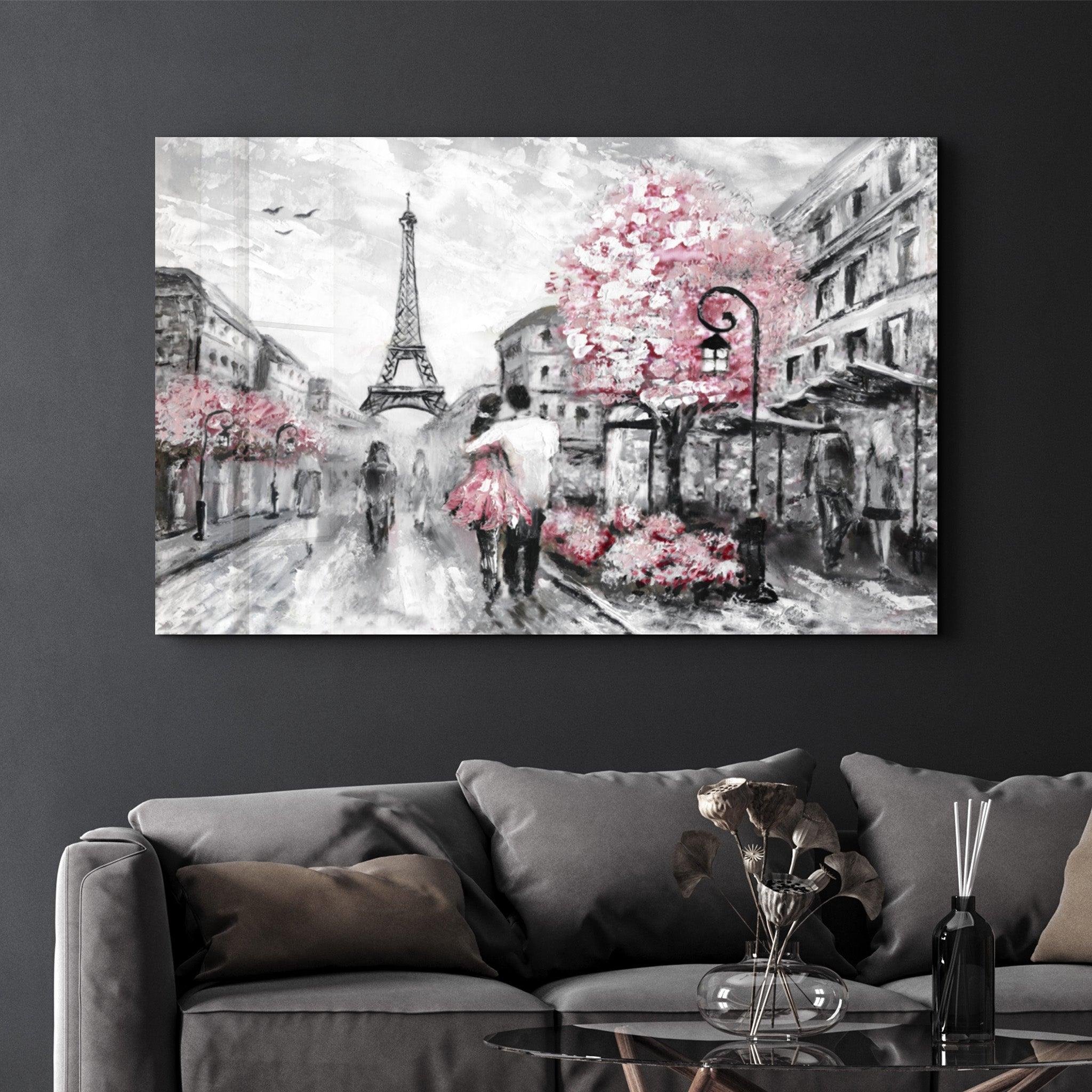 Paris | Glass Wall Art - Artdesigna