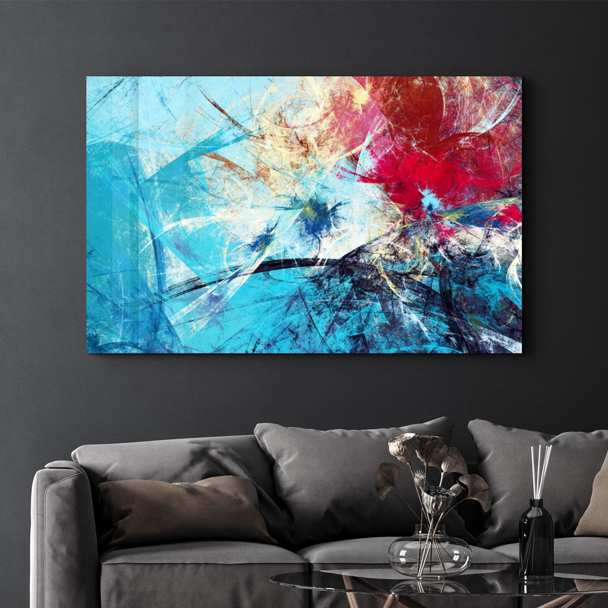 Sea Reflection | Glass Wall Art - Artdesigna