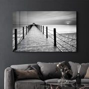 Pier 18 | Glass Wall Art - Artdesigna