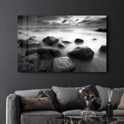 Cliffs | Glass Wall Art - Artdesigna