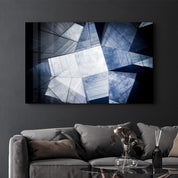 Geometric Architecture | Glass Wall Art - Artdesigna