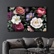 Floral | Glass Wall Art - Artdesigna