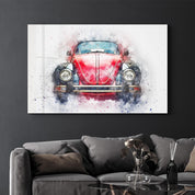 The Car | Glass Wall Art - Artdesigna