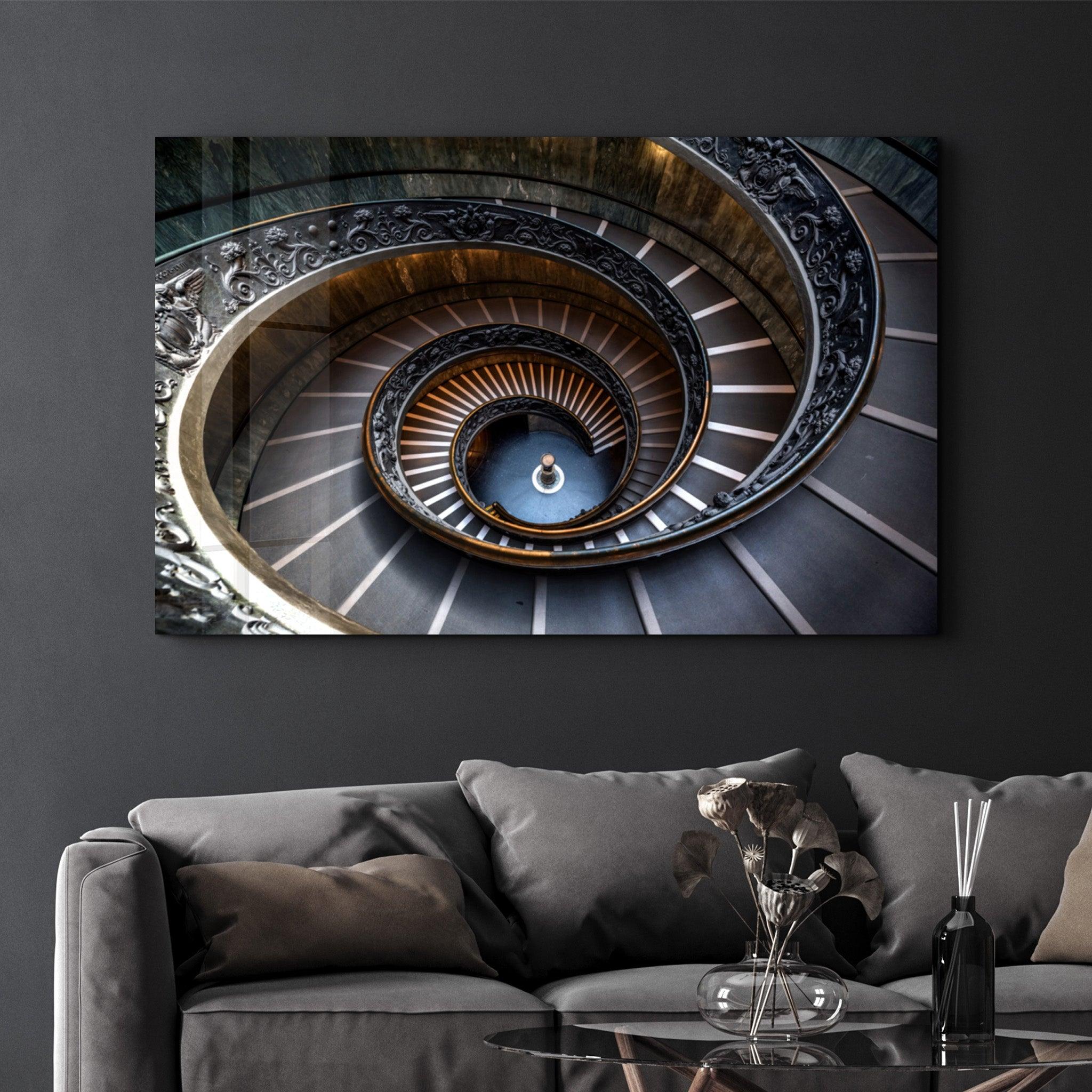 Spiral | Glass Wall Art - Artdesigna