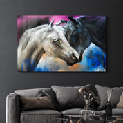 Horse | Glass Wall Art - Artdesigna