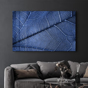 Silver Leaf | Glass Wall Art - Artdesigna