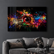 Eye of the Future | Glass Wall Art - Artdesigna