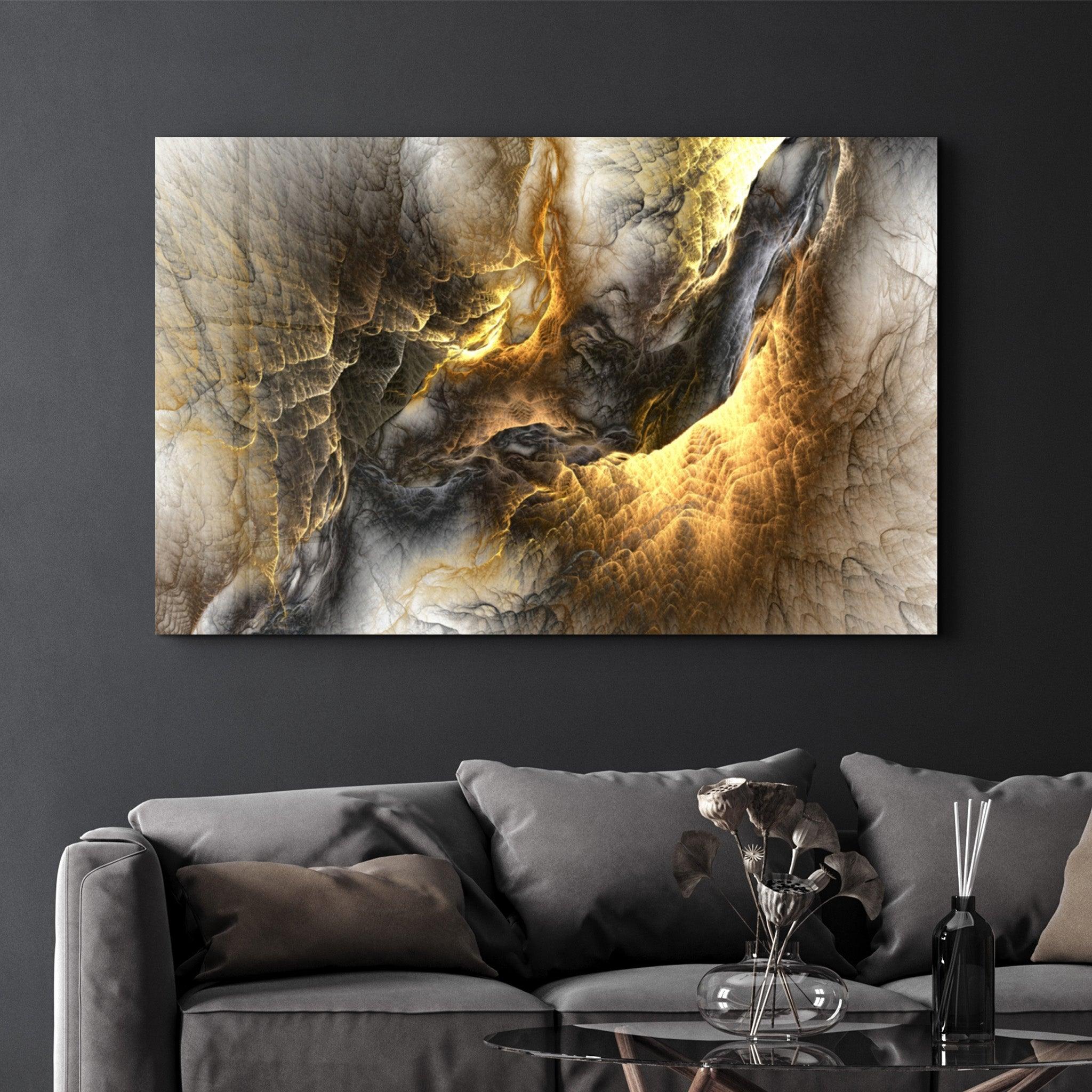 Monster Awakening | Glass Wall Art - Artdesigna