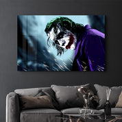 Joker V2 | Glass Wall Art - Artdesigna