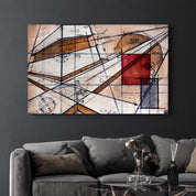 Abstract Calculus | Glass Wall Art - Artdesigna