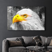 Mountain Eagle | Glass Wall Art - Artdesigna