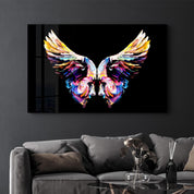 Angel Faces | Glass Wall Art - Artdesigna