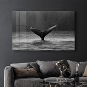 Whale | Designer's Collection Glass Wall Art - Artdesigna