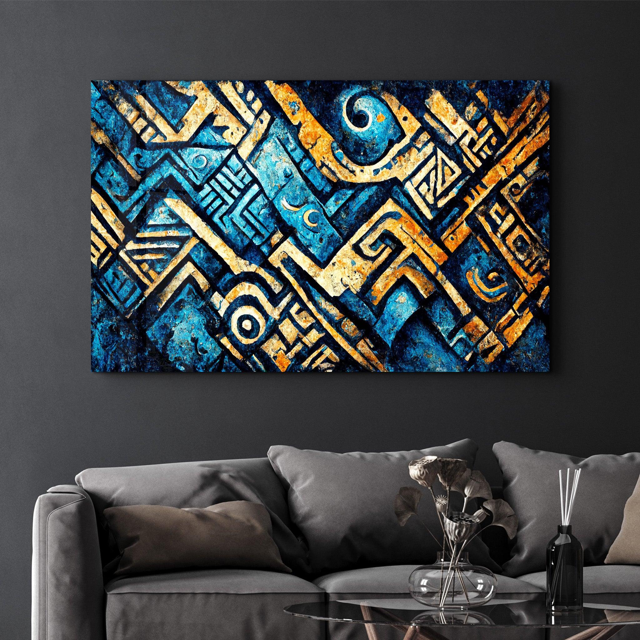 Wall of the Secret World | Glass Wall Art - Artdesigna