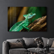 Wild Green | Glass Wall Art - Artdesigna