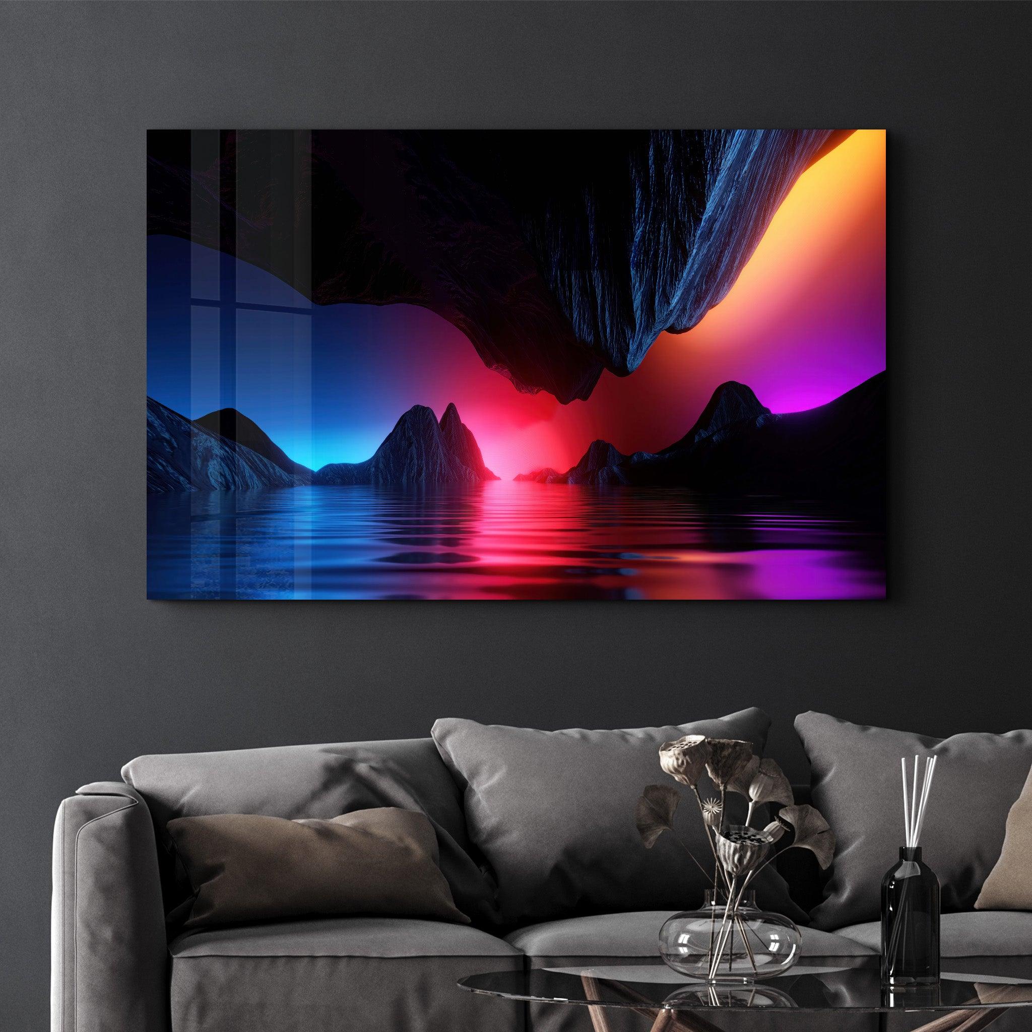 Strange Hill | Glass Wall Art - Artdesigna