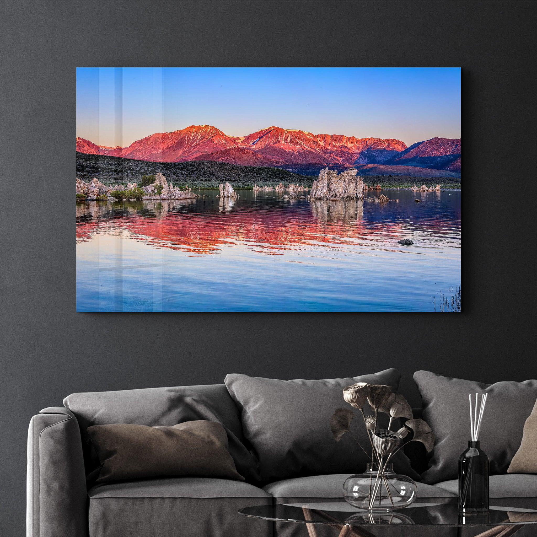 Mono Lake, California, USA | Glass Wall Art - Artdesigna