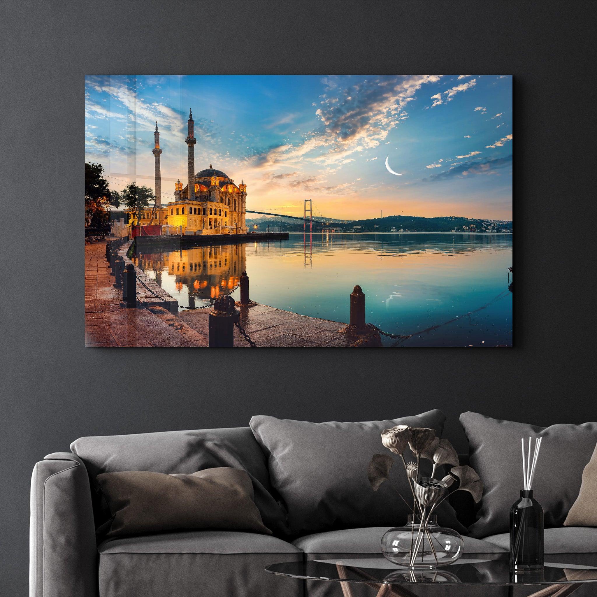 Bosphorus - Istanbul - Turkey | Glass Wall Art - Artdesigna