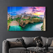 Polignano a Mare, Puglia, Italy | Glass Wall Art - Artdesigna