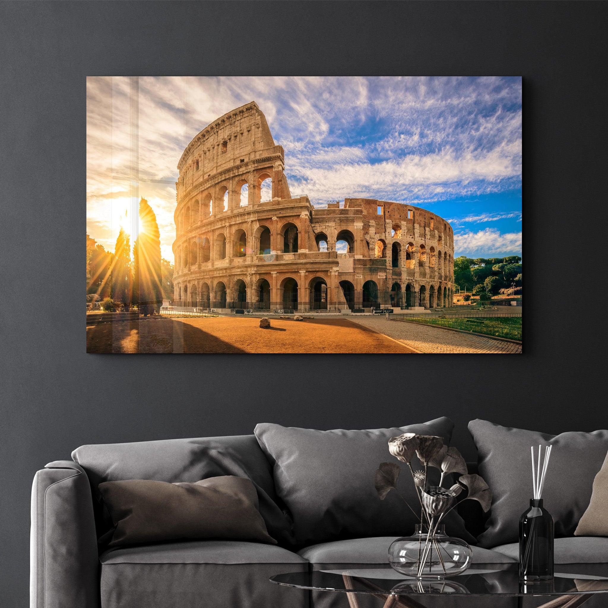 Rome - Italy | Glass Wall Art - Artdesigna