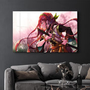 The Last Woman Samurai | Glass Wall Art - Artdesigna