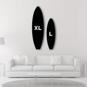 Paradise Palms | Surfboard Glass Wall Art