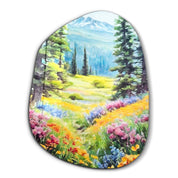 Alpine Bloom – Amorphous Glass Wall Art