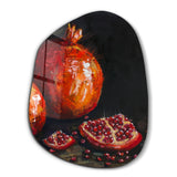 Crimson Harvest Amorphous | Glass Wall Art