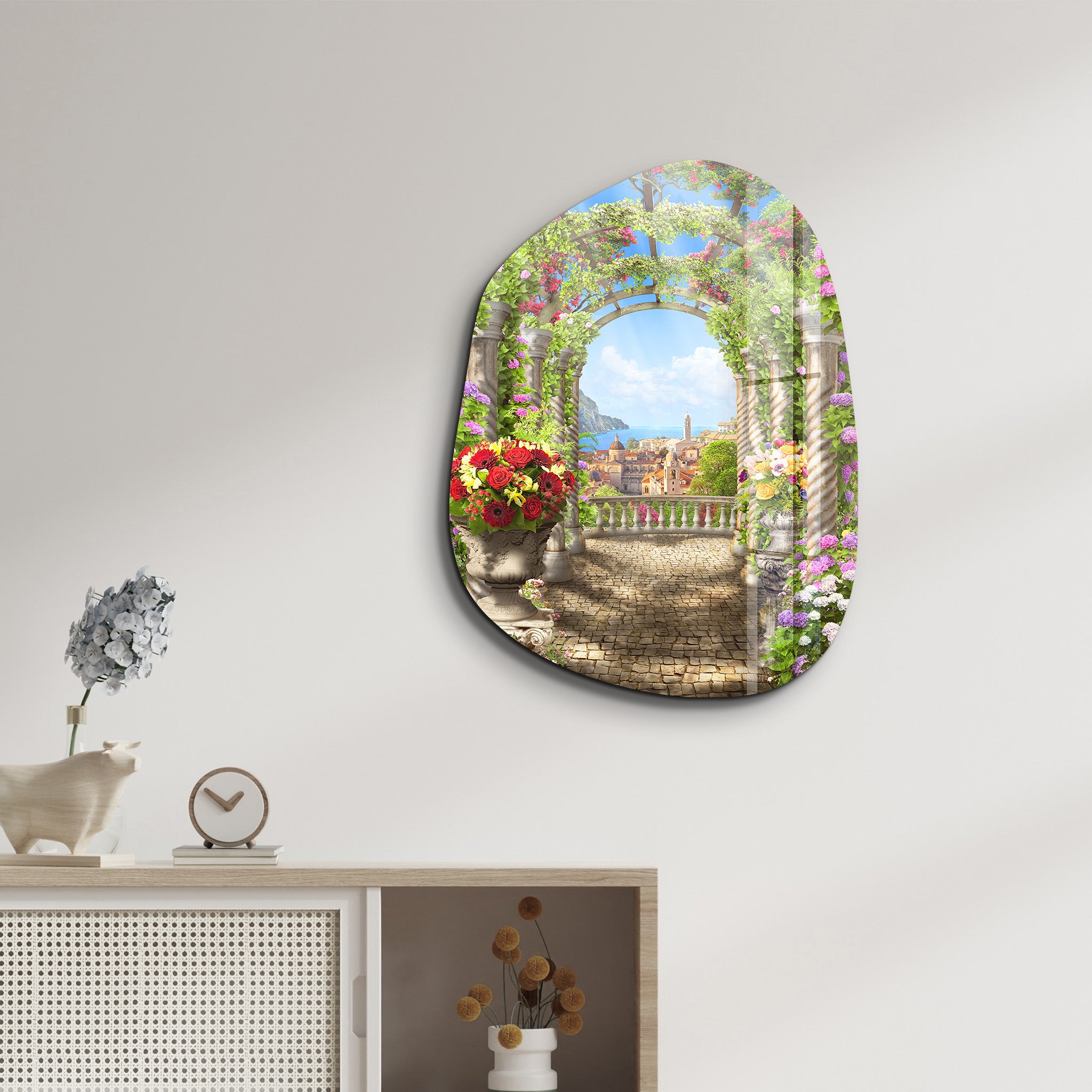Garden Archway – Amorphous Glass Wall Art