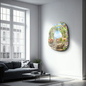 Garden Archway – Amorphous Glass Wall Art