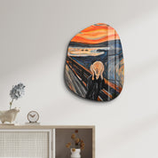 The Scream – Amorphous Glass Wall Art