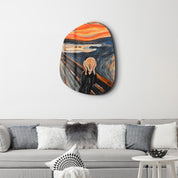 The Scream – Amorphous Glass Wall Art