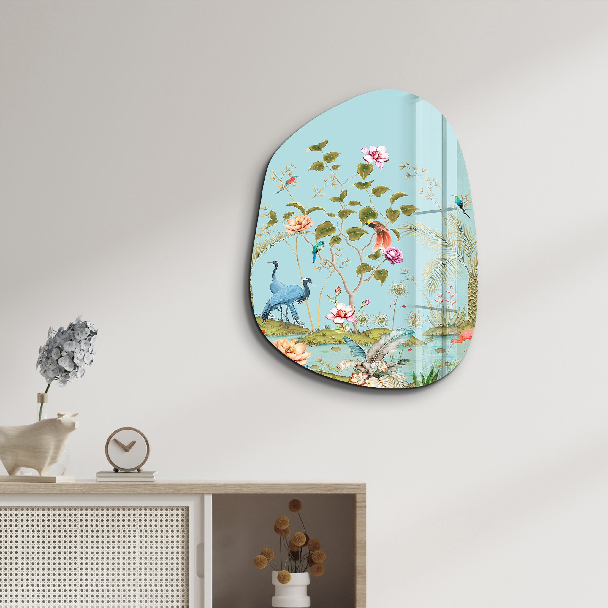 Tropical Eden – Amorphous Glass Wall Art