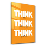 Think Big | Motivational Glass Wall Art