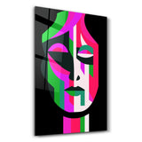 The Face Bauhaus | Glass Wall Art