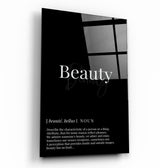 Beauty | Glass Wall Art