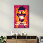 Brain? Gone! - Glass Wall Art