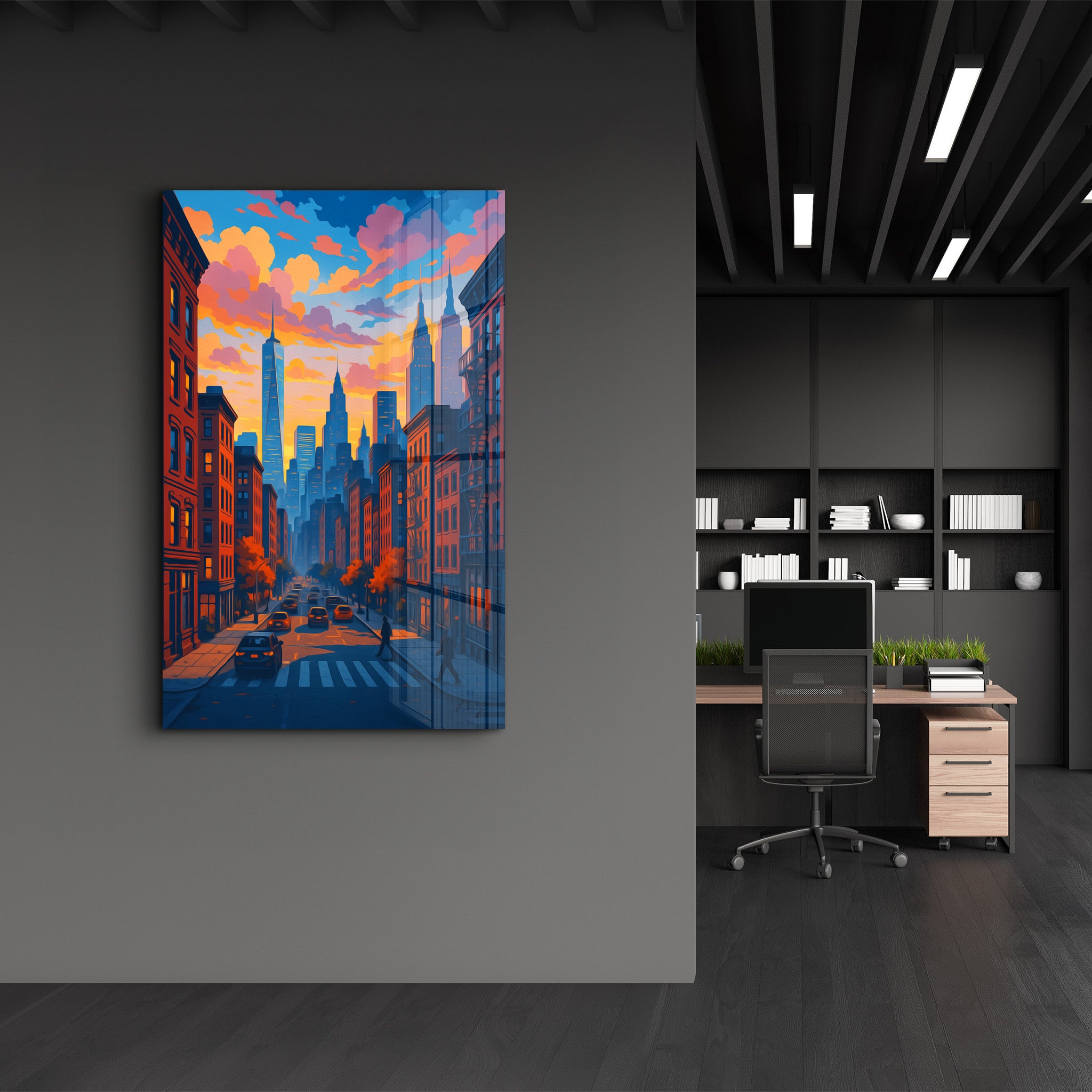 City of Dreams – Glass Wall Art by HMZ