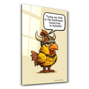 Cluck to Glory - Glass Wall Art