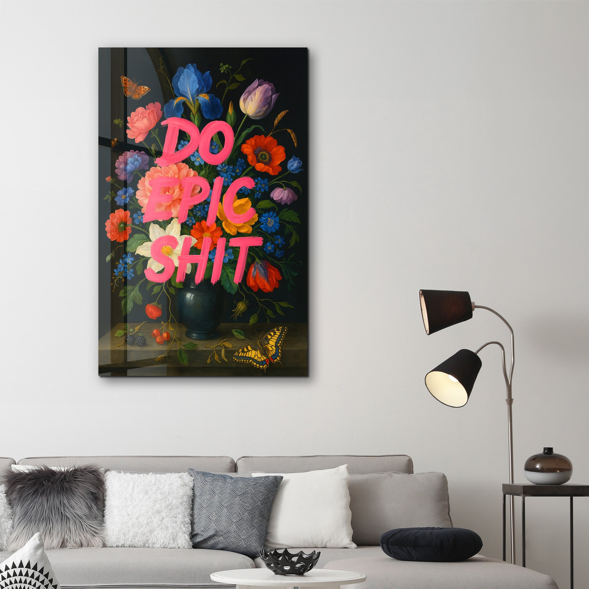 Do Epic Sh*t - Bold Statement Glass Wall Art