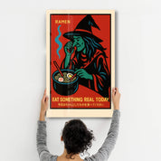 Eat Something Real Today - Glass Wall Art