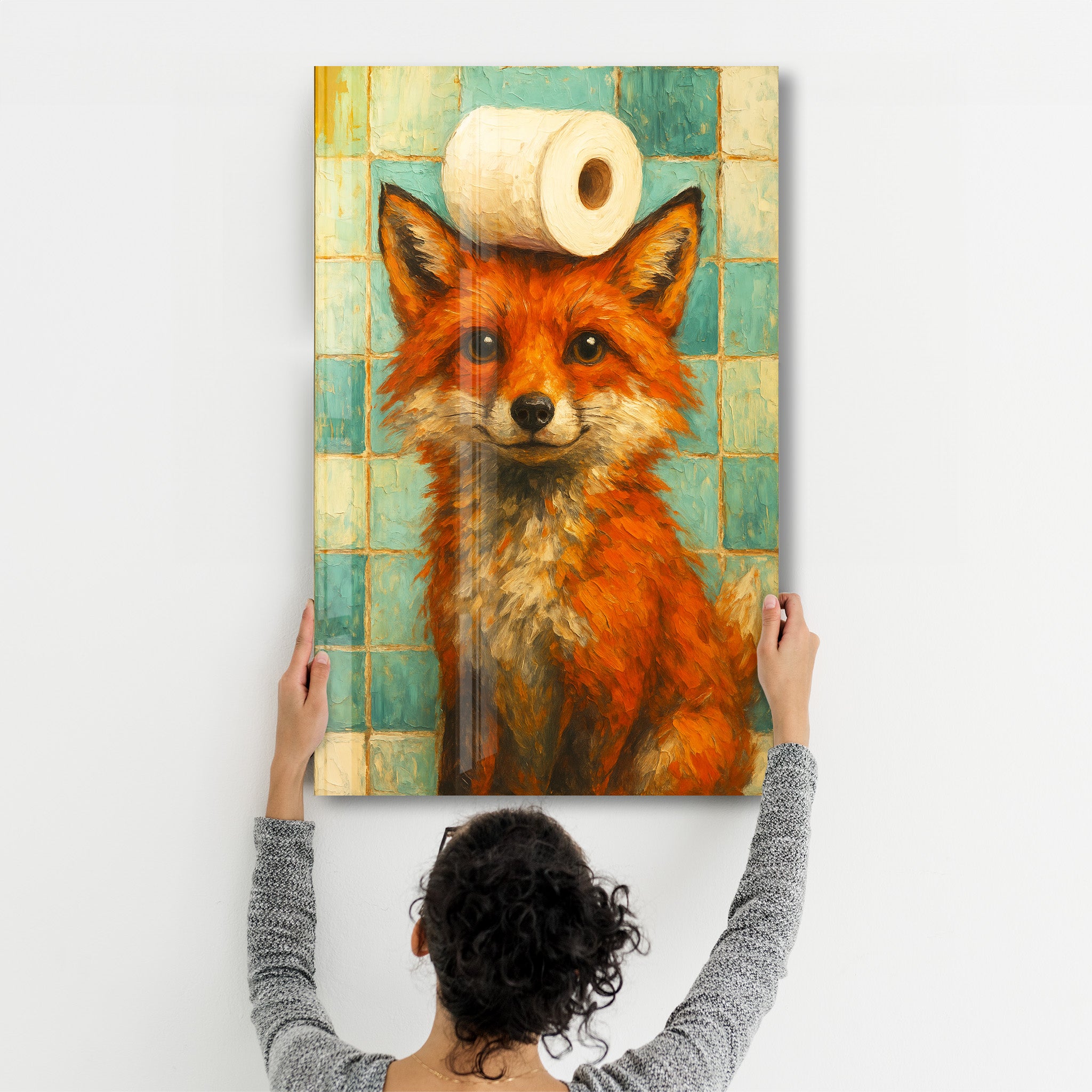 Foxy Fresh – Glass Wall Art