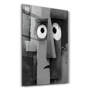 Faces of Feeling - Glass Wall Art