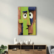 Faces of Feeling - Glass Wall Art