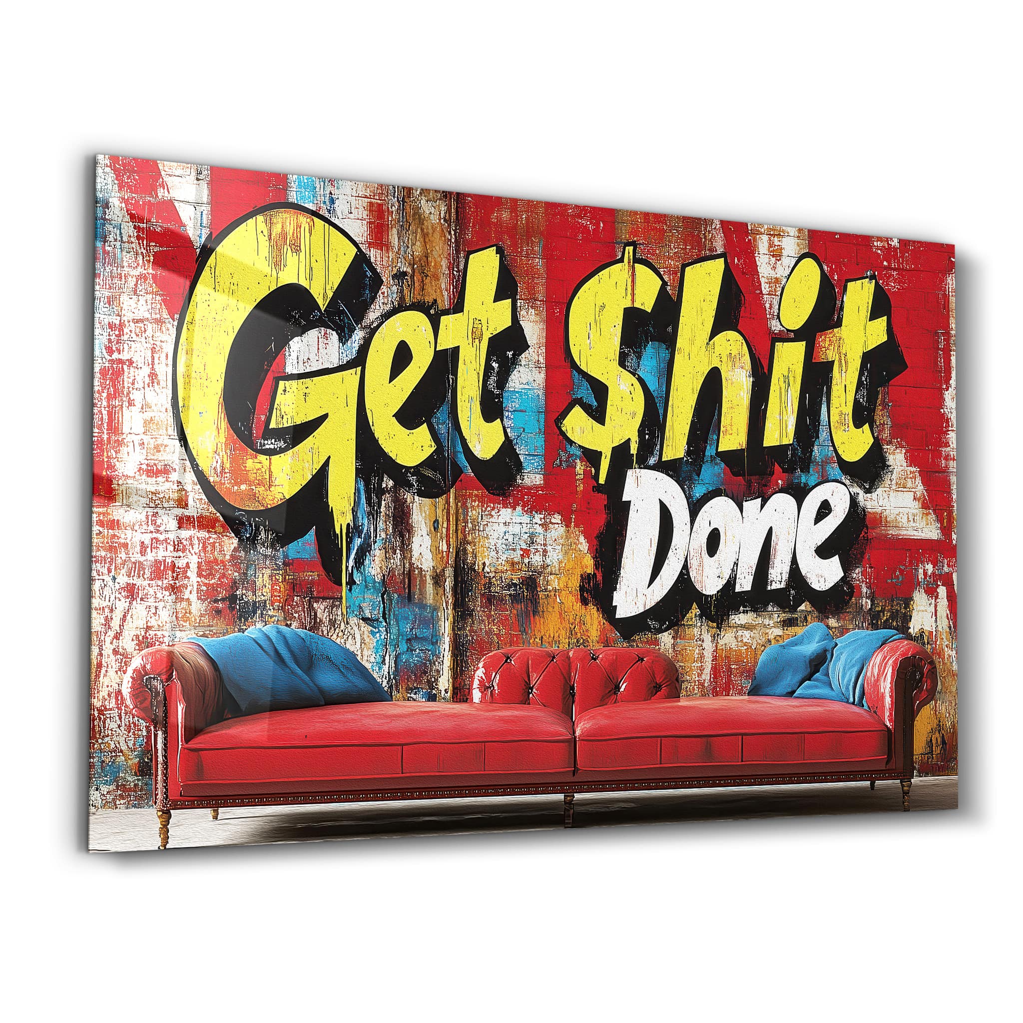Get Sh*t Done Done - Glass Wall Art