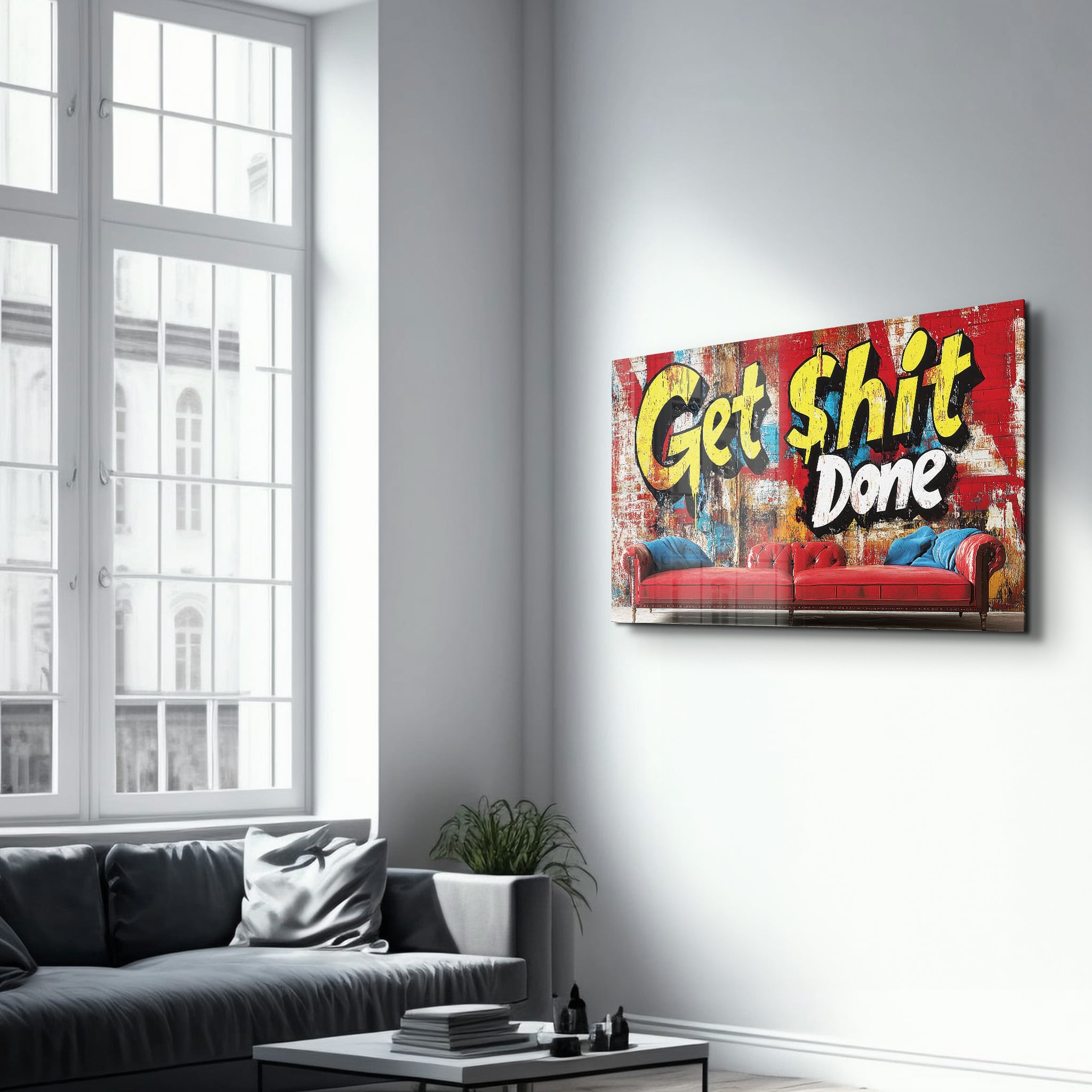 Get Sh*t Done Done - Glass Wall Art