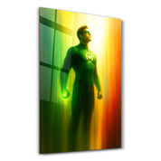 Green Guardian – Glass Wall Art by HMZ